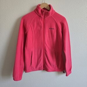 Columbia Bright Pink Fleece Jacket